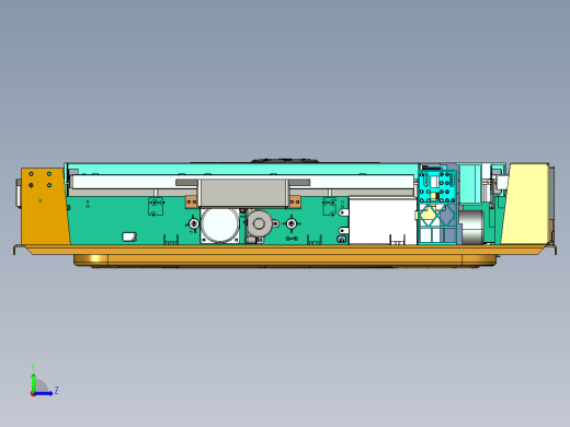 麻将机 3D图纸 Creo机械素材3D图纸左视缩略图