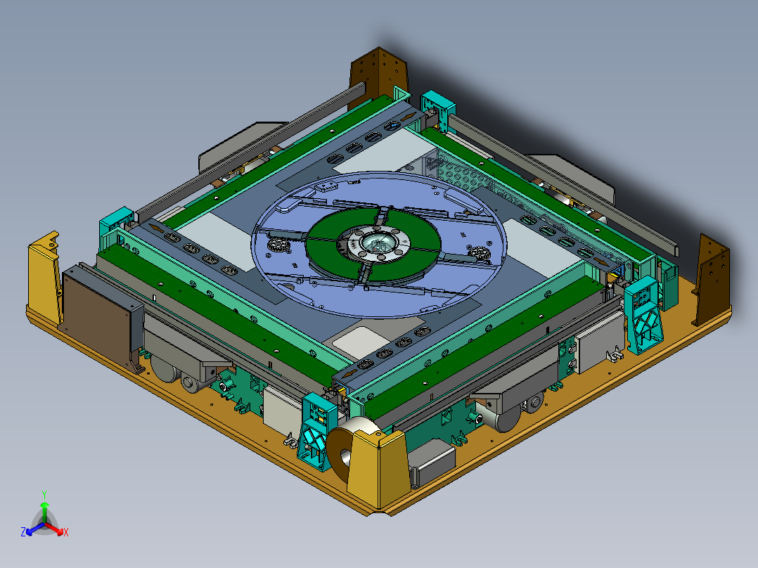 麻将机 3D图纸 Creo机械素材3D图纸正等轴测图