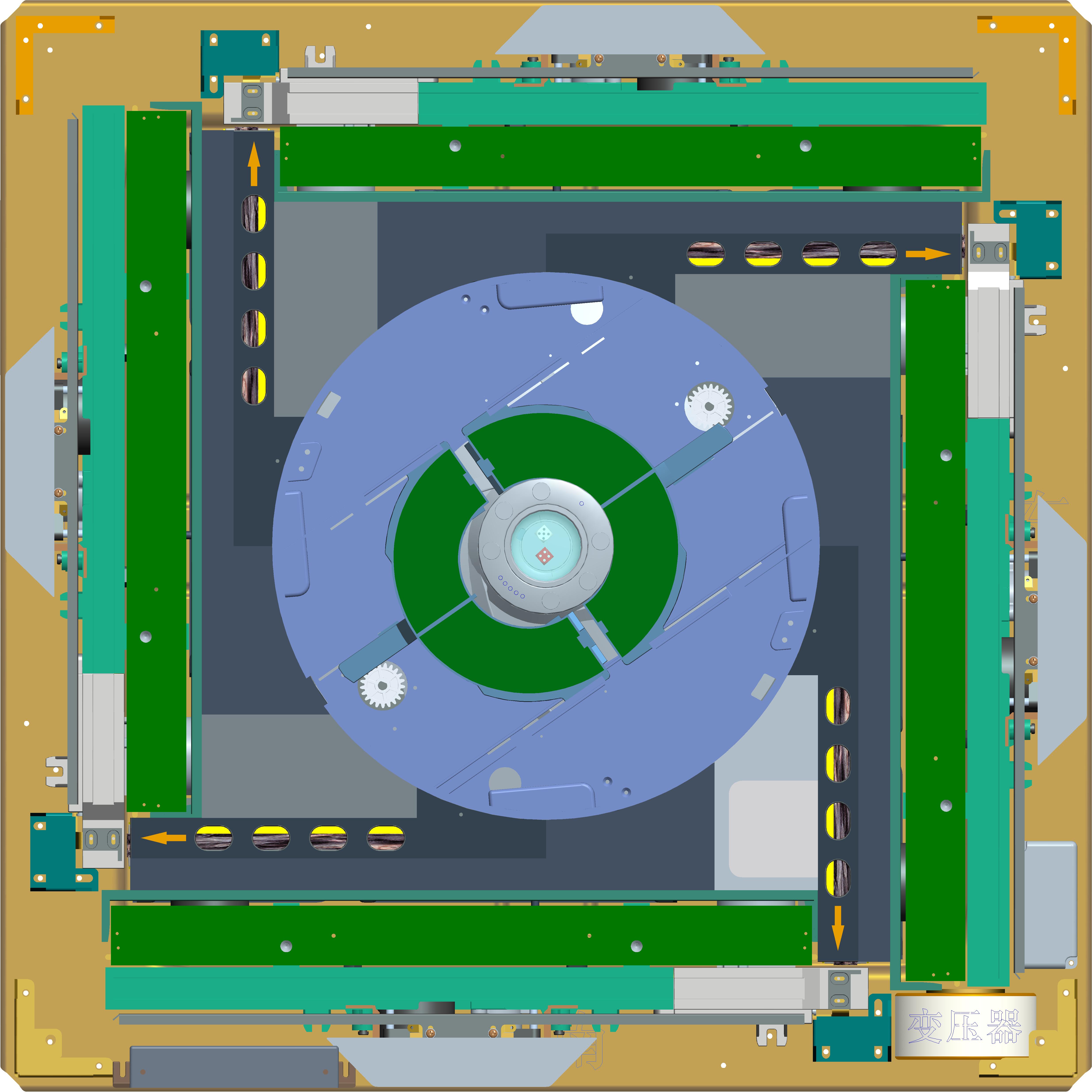 麻将机 3D图纸 Creo机械素材3D图纸