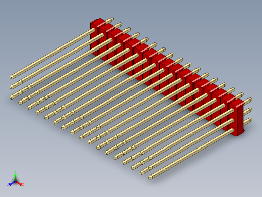 彩色公头100mil（2.54mm）系列-DS1021_red_3x17p_100mil_Type43_rev1.0