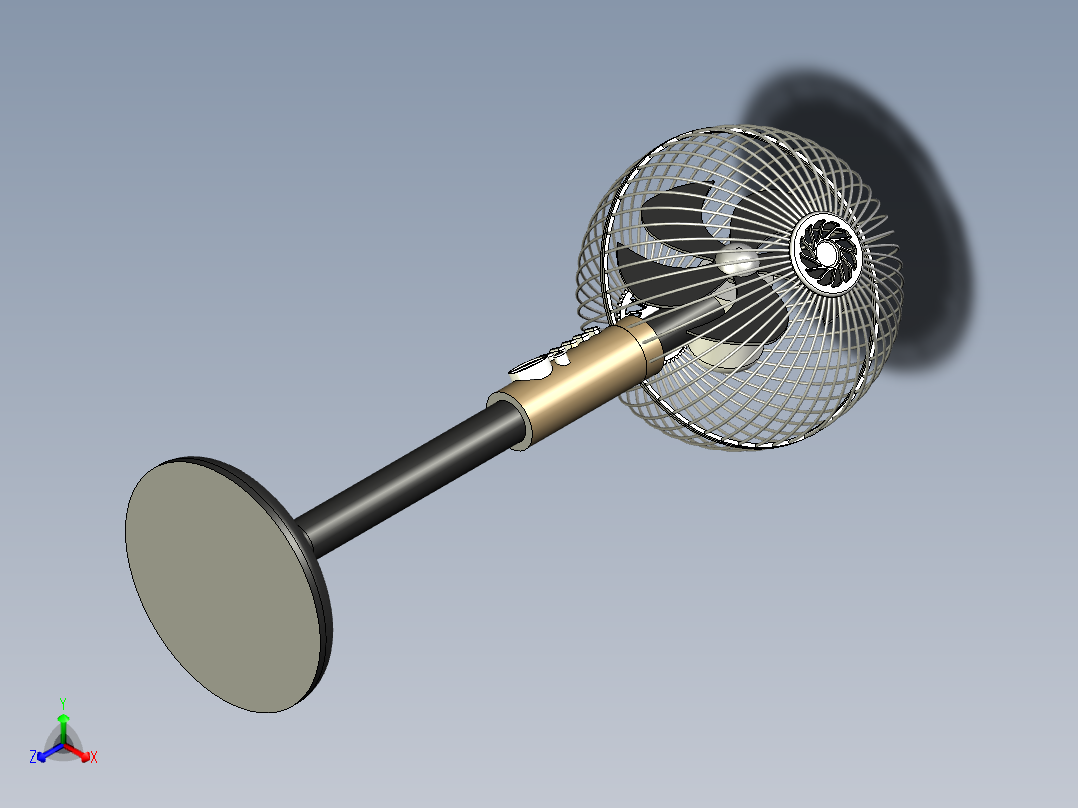 360°落地式风扇的设计