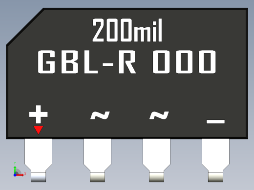 桥式整流器-GBL-R前视缩略图