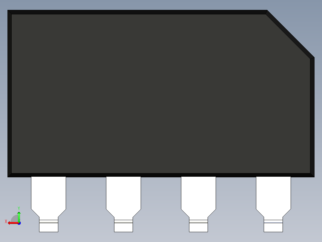 桥式整流器-GBL-R后视图