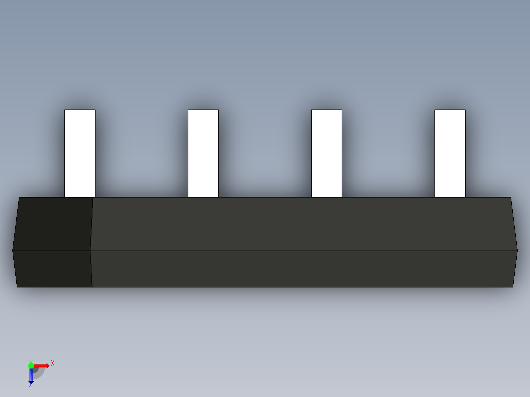 桥式整流器-GBL-R俯视图