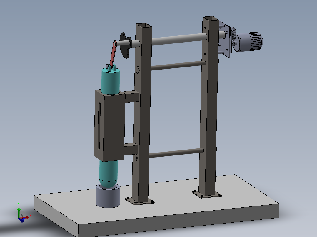 电动弹簧助力粉碎机设计