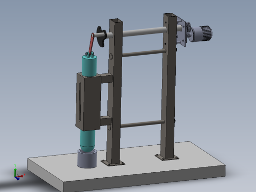电动弹簧助力粉碎机设计