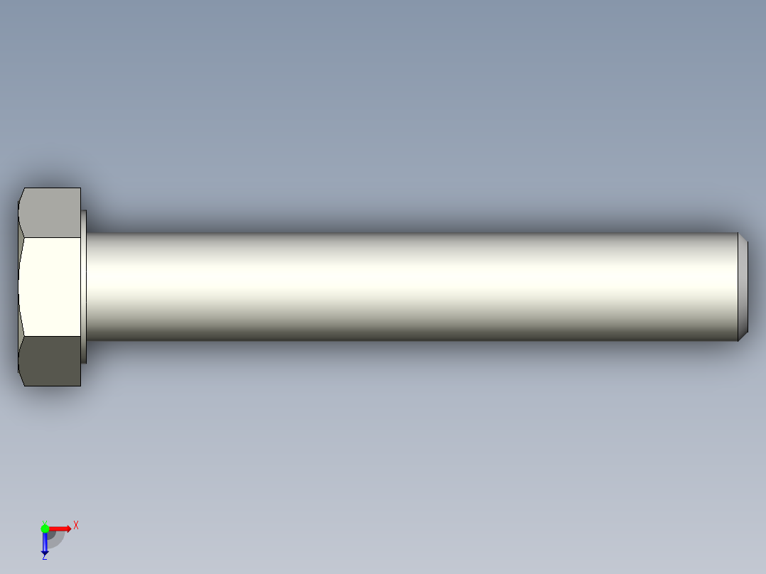 螺钉-DIN_931-M14x2x85_22.stp俯视图