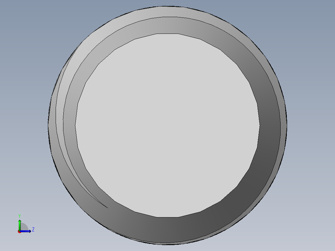 DIN 913-ISO 4026 固定螺钉-M22 L=30.SLDPRT左视图