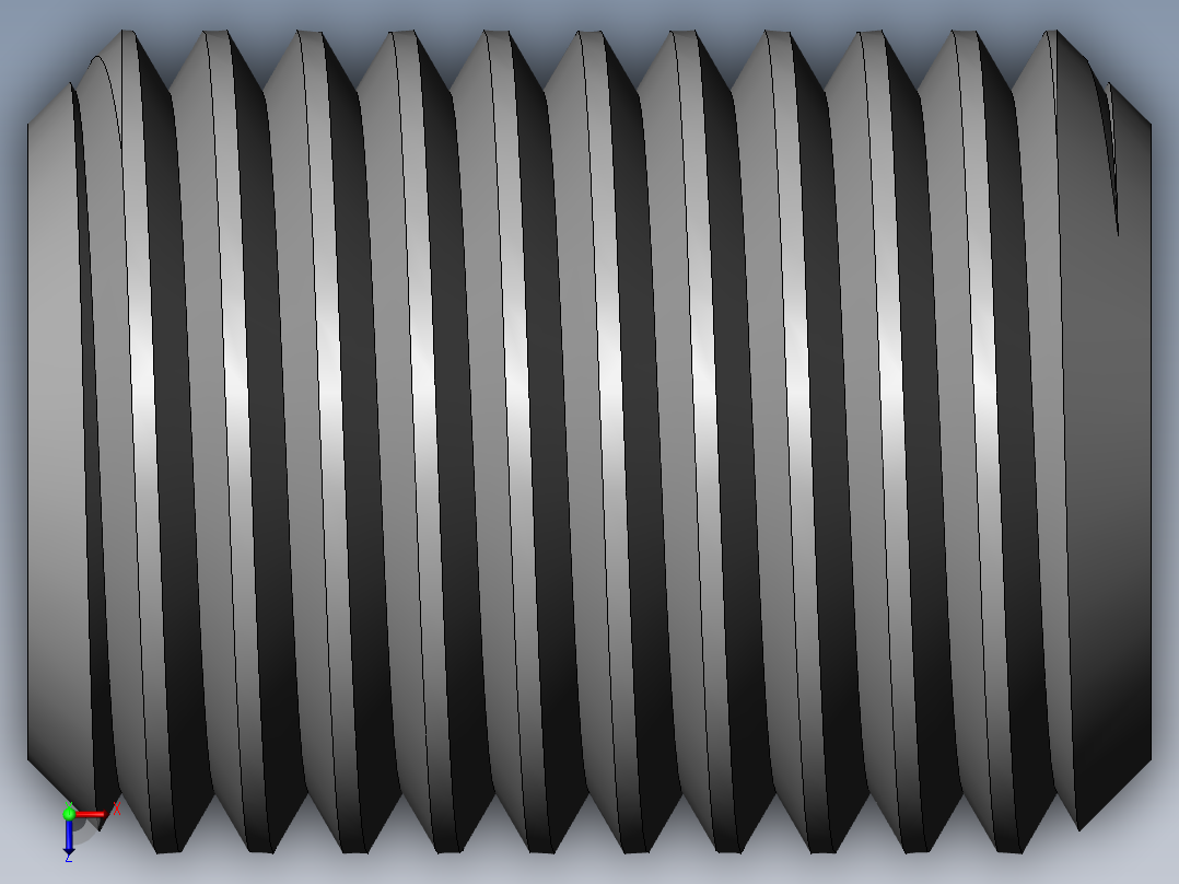 DIN 913-ISO 4026 固定螺钉-M22 L=30.SLDPRT俯视图