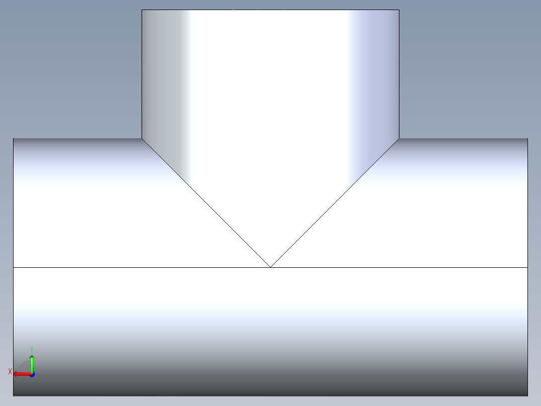 聚氯乙烯配件04-Sch80_Tee_FPTxFPTxFPT_805-010_1in后视图