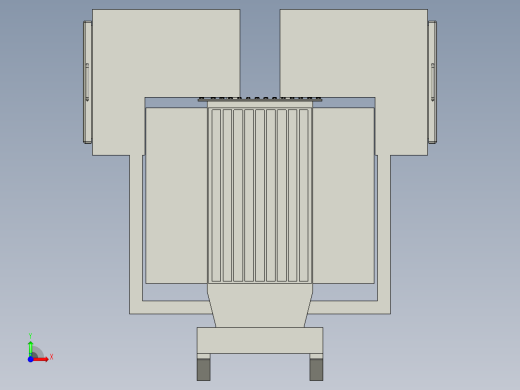 1500kVA 11000V 三相 YNd1 ONAN变压器前视缩略图