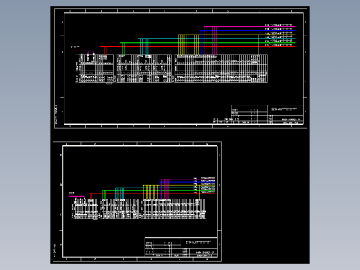 220kVI,II母联在监控柜上的端子排(B066-500-1723)