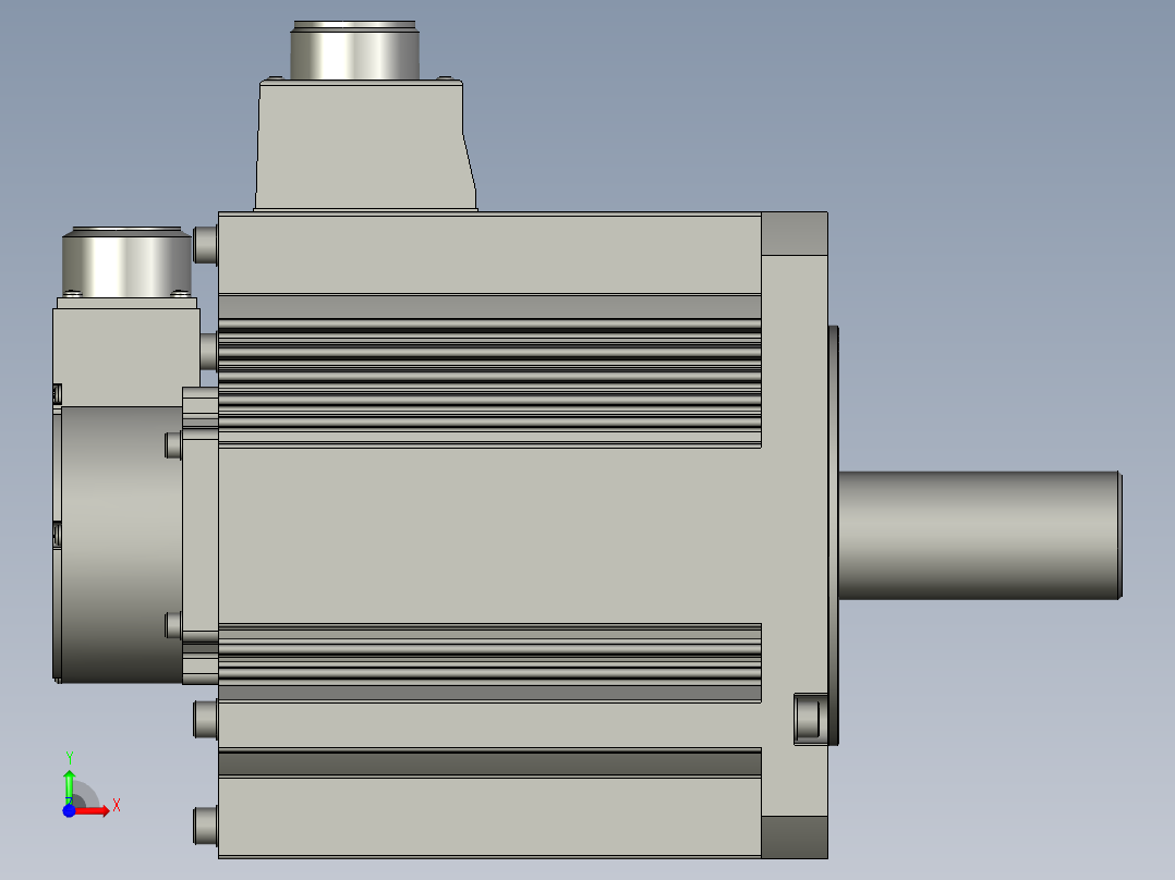3000W MGME伺服马达前视图