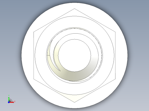螺栓和六角螺母-1 4 - 20 UNC前视缩略图