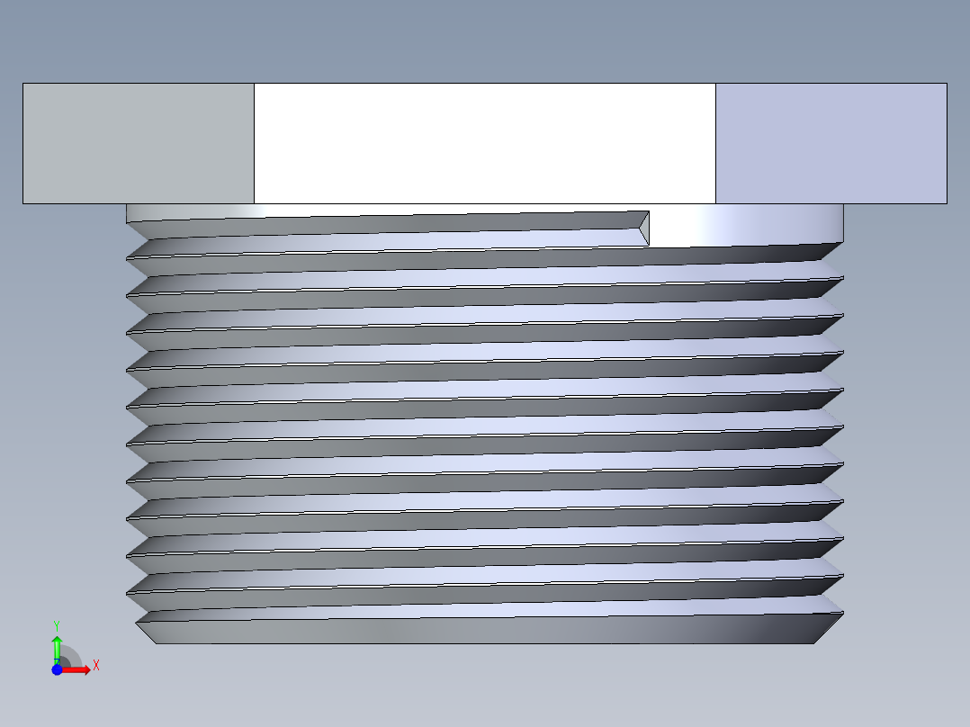 聚氯乙烯配件18-Sch80_ReducerBushing_MPTxFPT_839-167_1.25in x 0.75in前视图