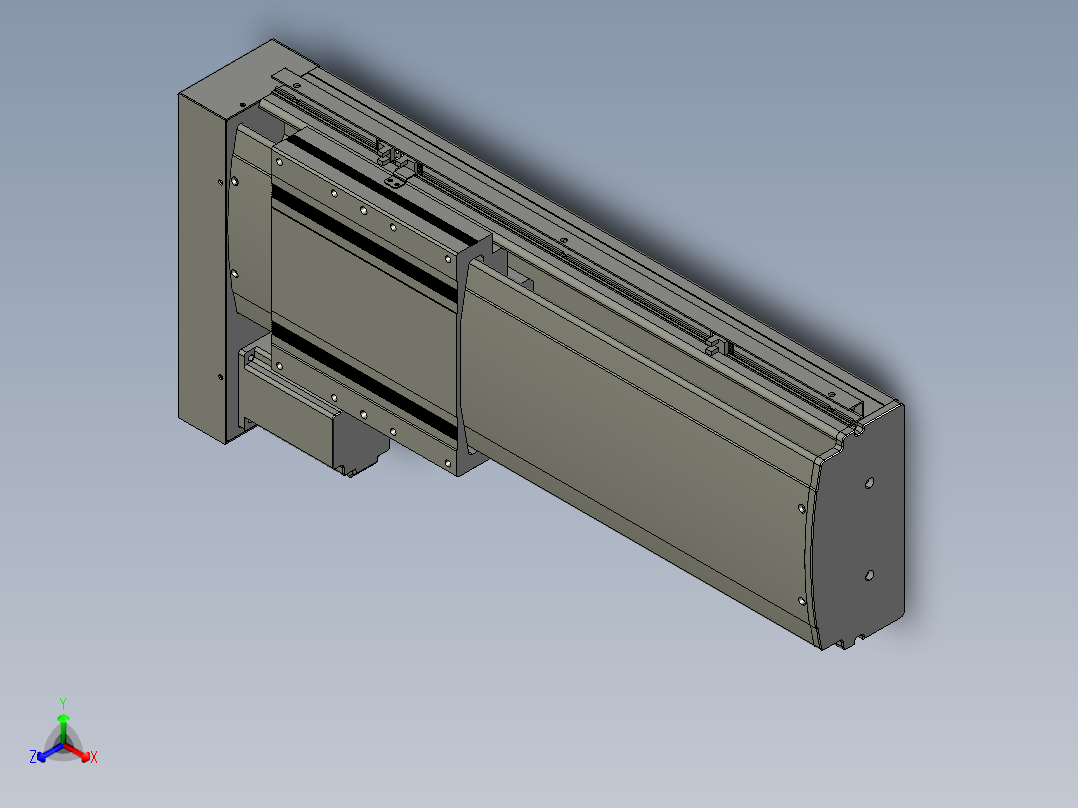 VF丝杆传动-一般环境VF22-S350-BL主视图