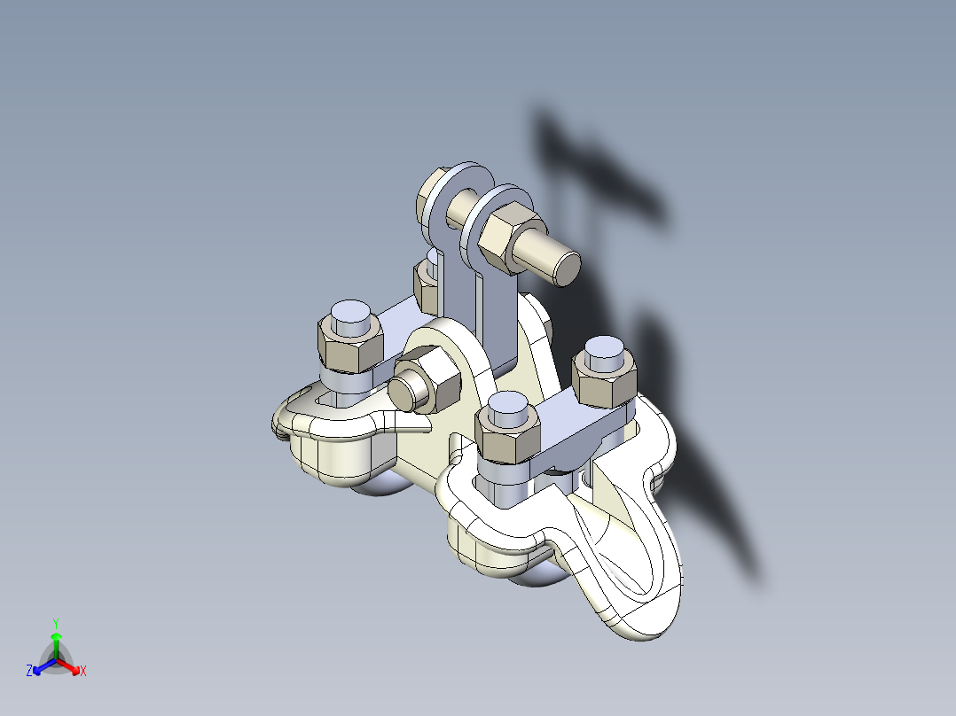 提包式悬垂线夹