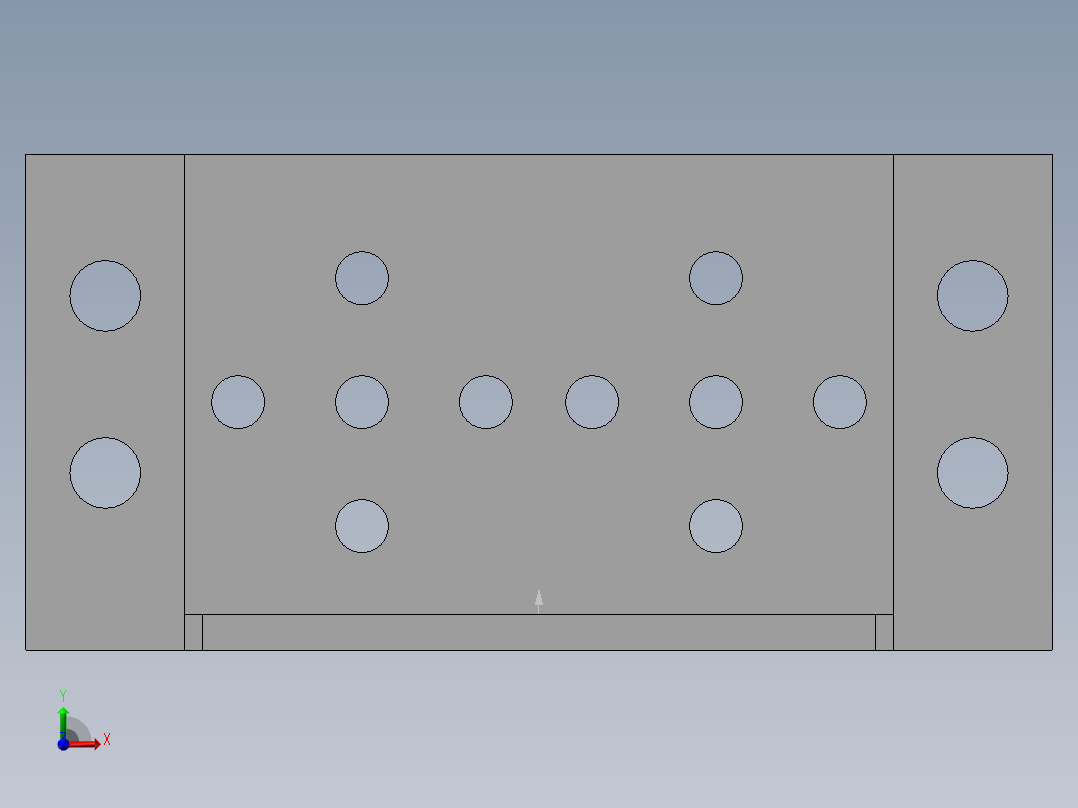 多功能支架前视图