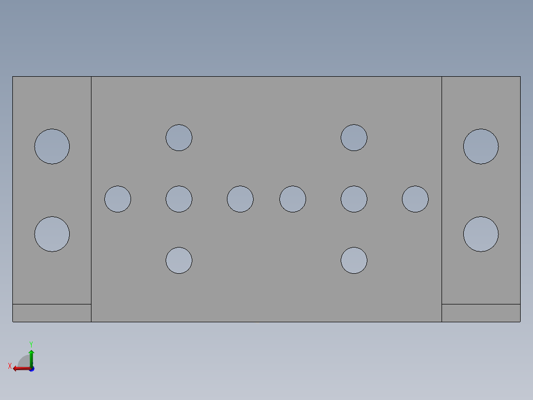 多功能支架后视图