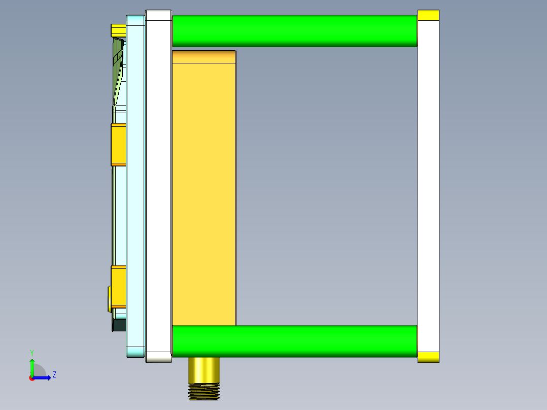 APP20-A-笔记本CNC工装夹具三维模型CNC1-0517左视图