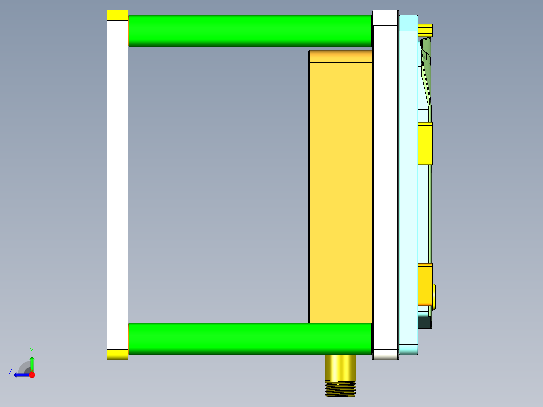 APP20-A-笔记本CNC工装夹具三维模型CNC1-0517右视图