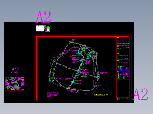 杭州湖中两岛亮灯工程设计图纸