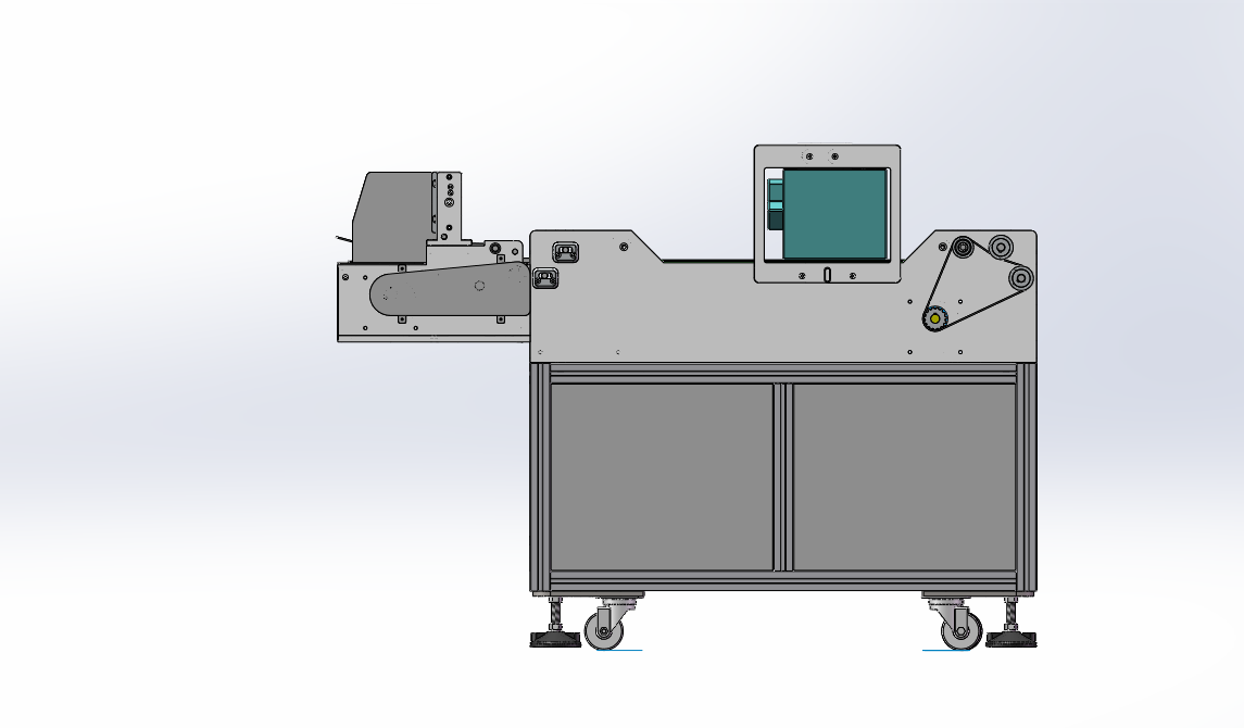 产品打码机（sw18可编辑+工程图）