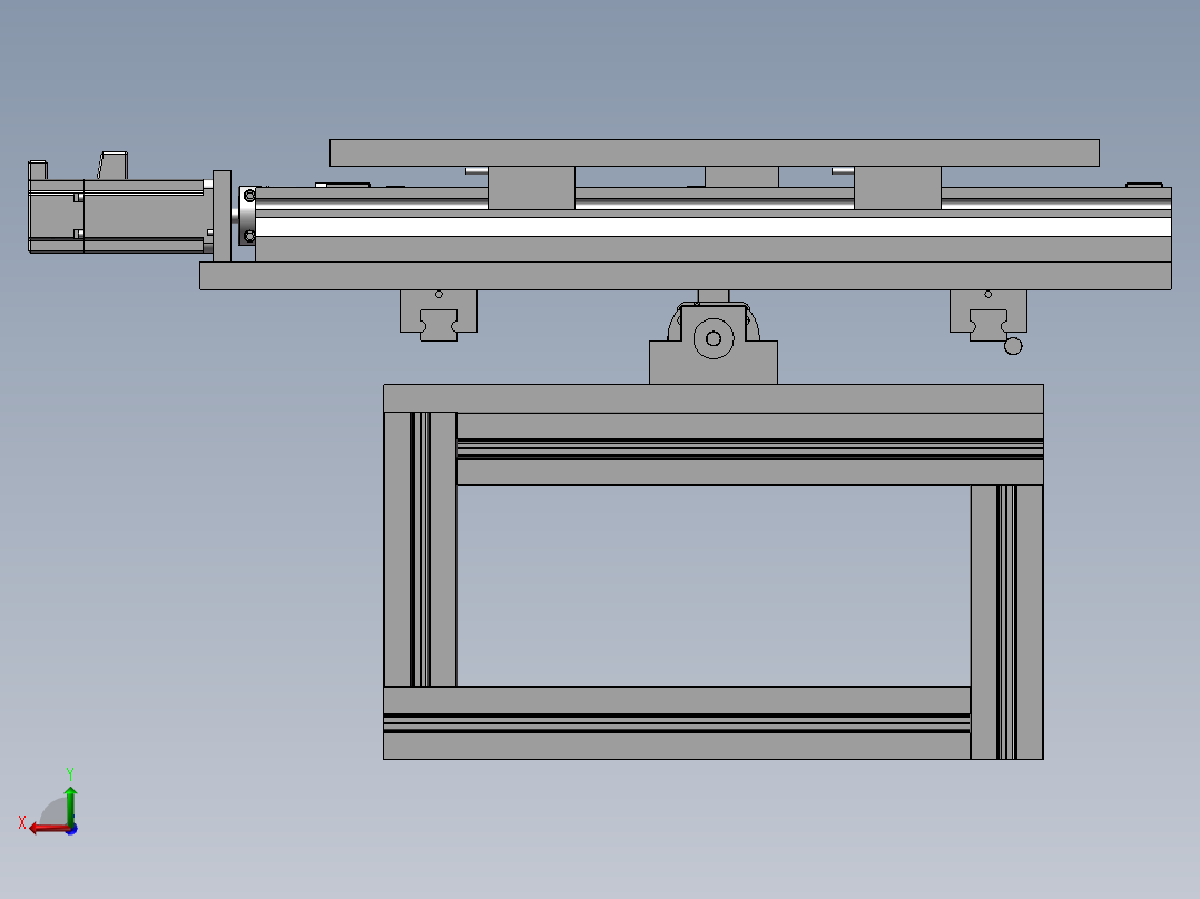 XY伺服移动平台sw18后视图