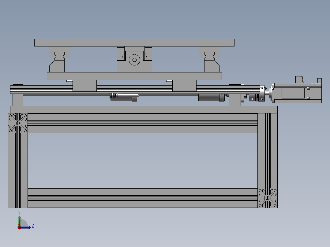 XY伺服移动平台sw18左视图