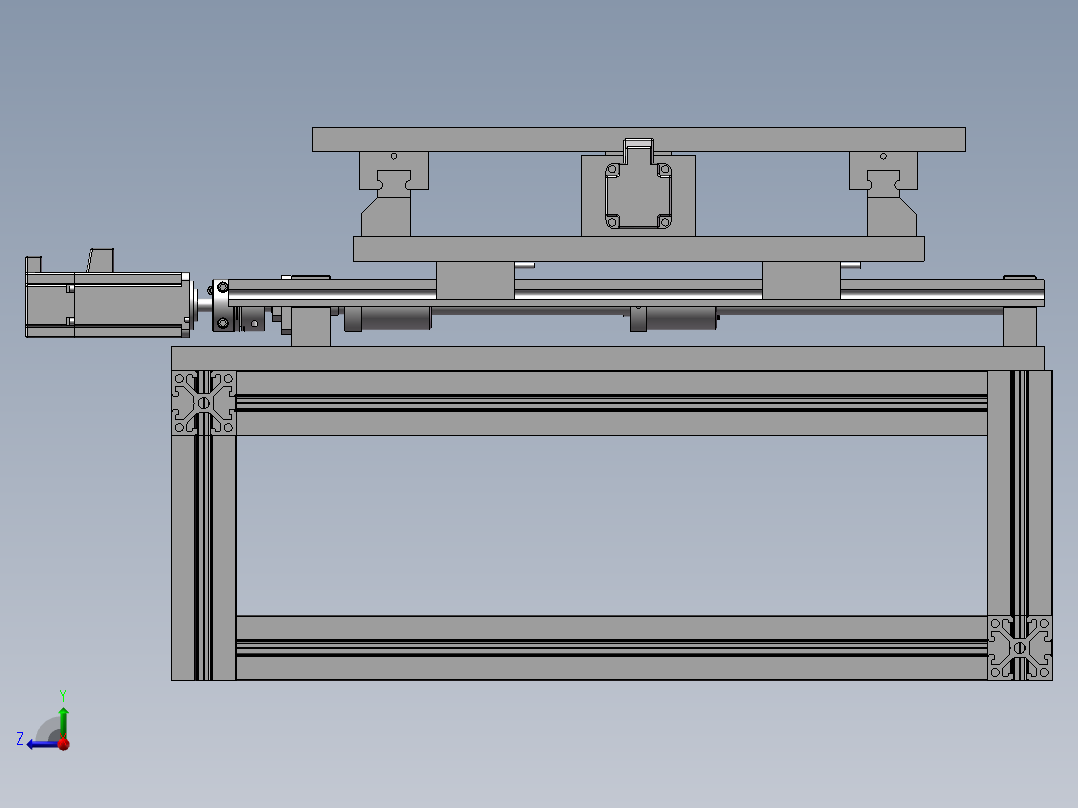 XY伺服移动平台sw18右视图