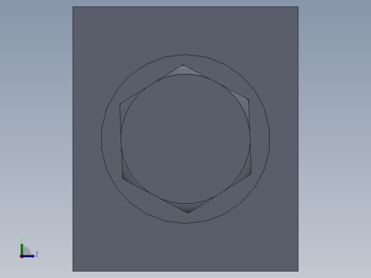 叠加式单向节流阀三维图左视缩略图