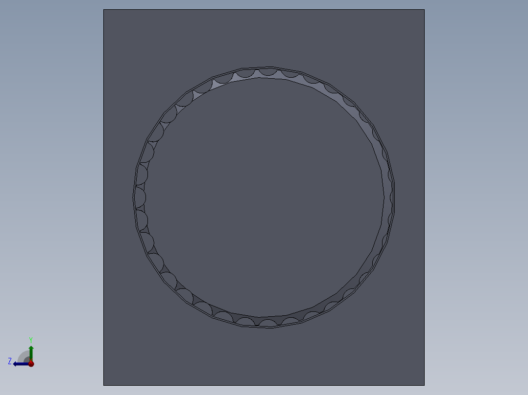 叠加式单向节流阀三维图右视图