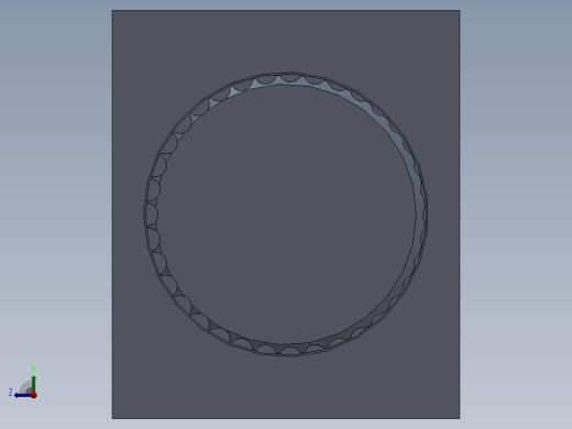 叠加式单向节流阀三维图右视缩略图