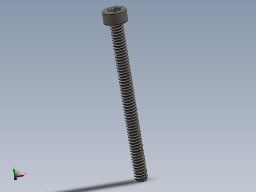 Screw_DIN_912_M1.6x20F_A2.SLDPRT公制内六角螺钉