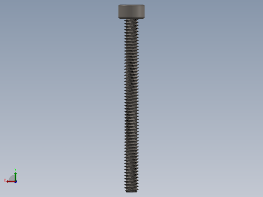 Screw_DIN_912_M1.6x20F_A2.SLDPRT公制内六角螺钉后视缩略图