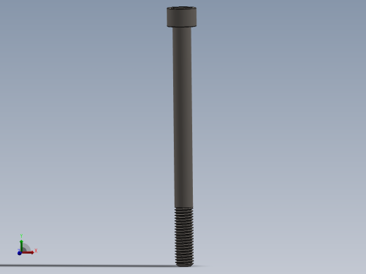 Screw_DIN_912_M10x130_A2.SLDPRT公制内六角螺钉