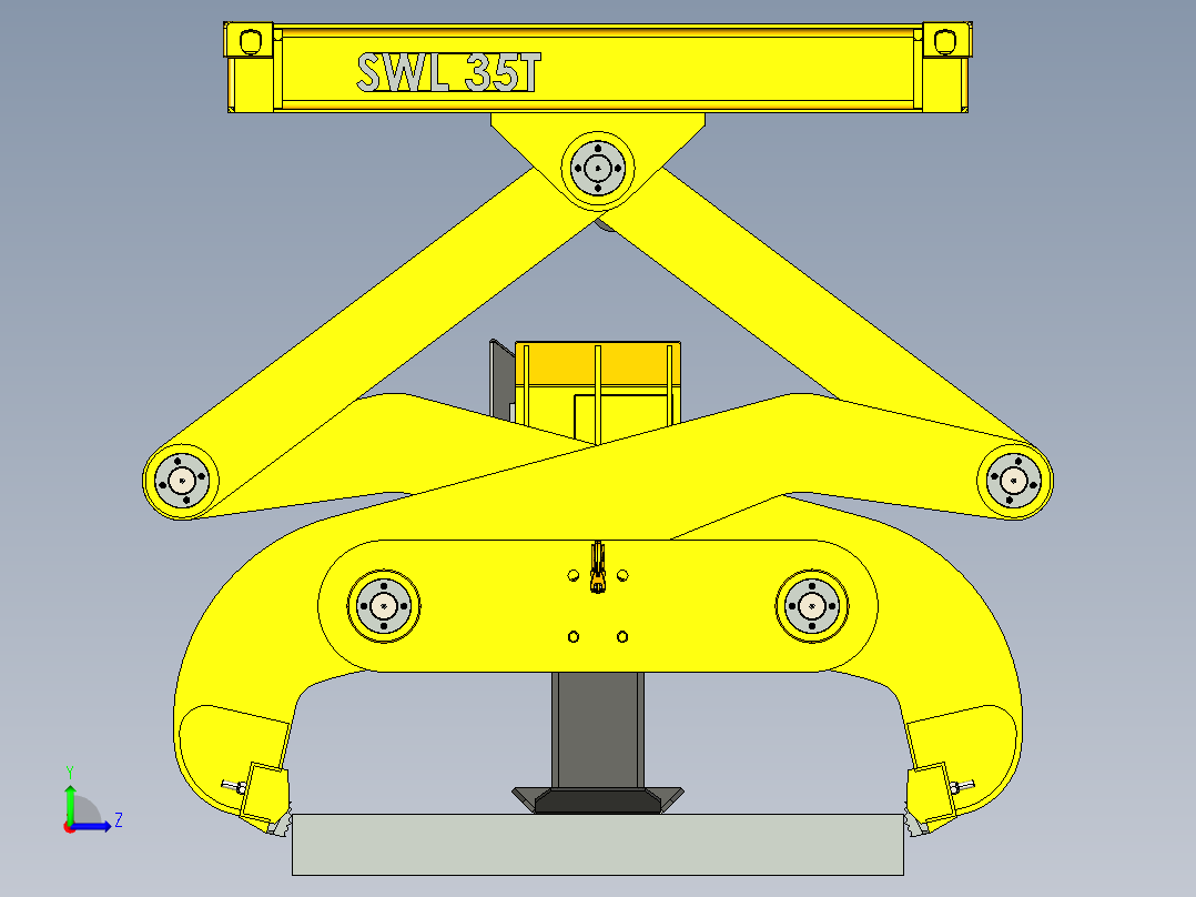 板坯钳35T（升级版）左视图
