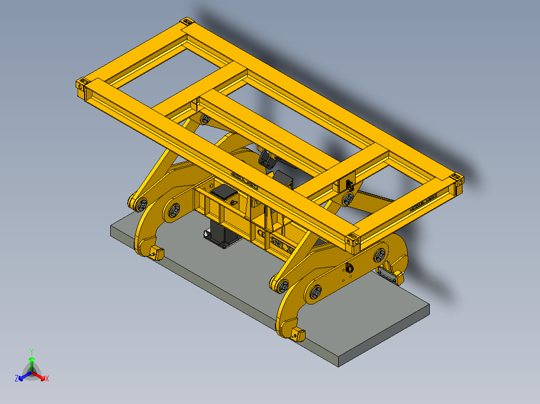 板坯钳35T（升级版）正等轴测图