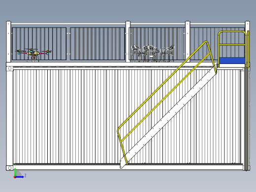 集装箱改装住房左视缩略图