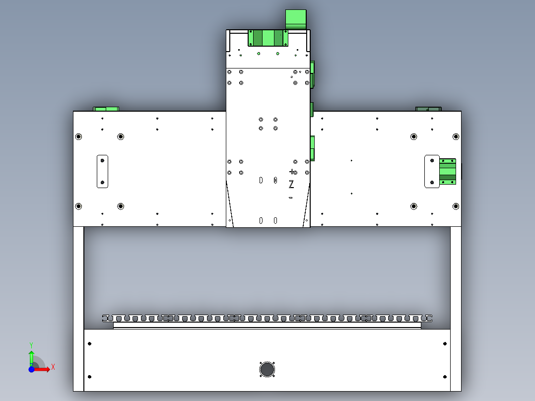 B2004640-迷你数控铣床前视图