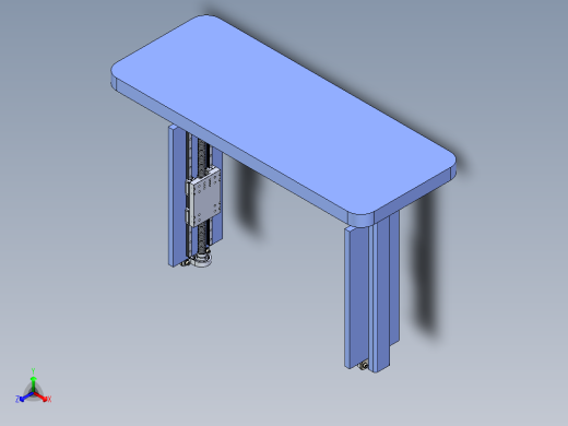 双滑台同步升降机构