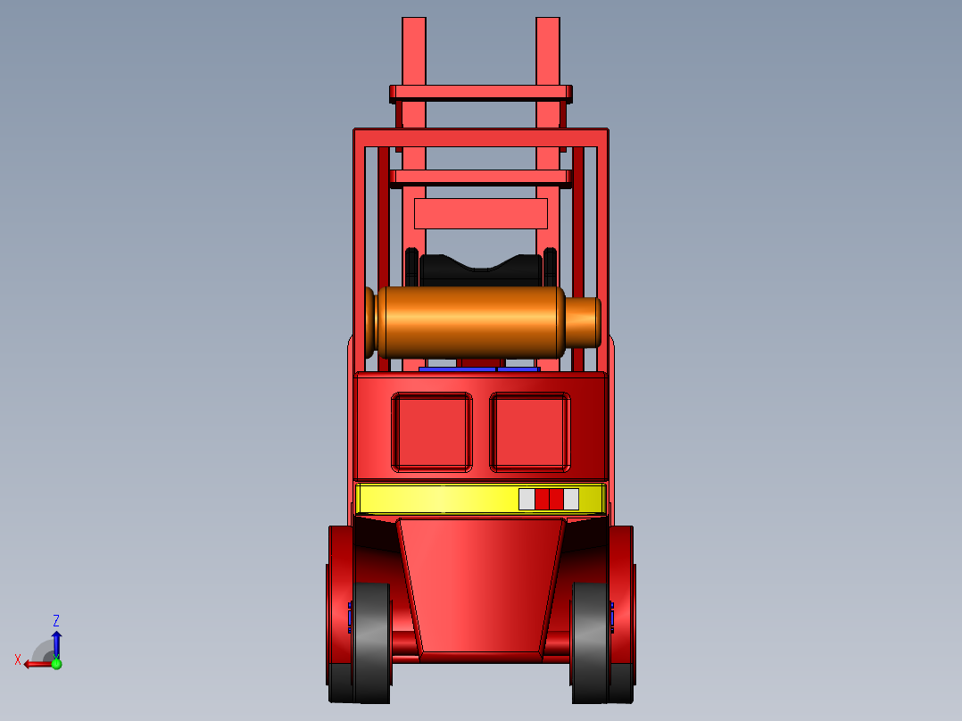 叉车、 2.5吨叉车SW前视图