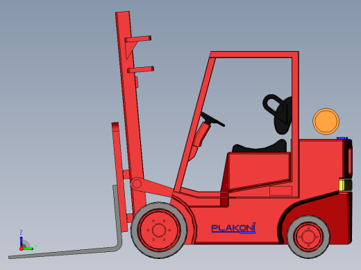 叉车、 2.5吨叉车SW左视缩略图