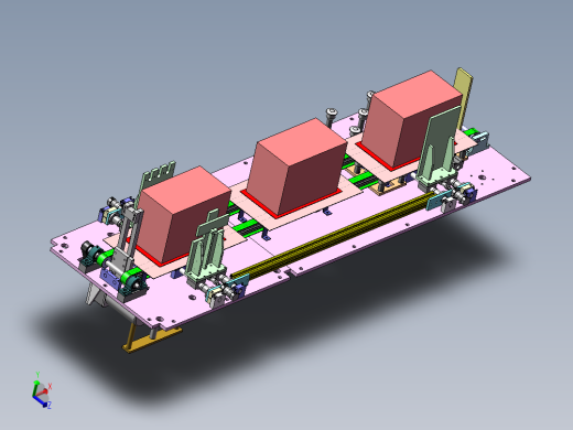 纸箱自动定中夹紧-顶升移栽-机械手皮带输送机