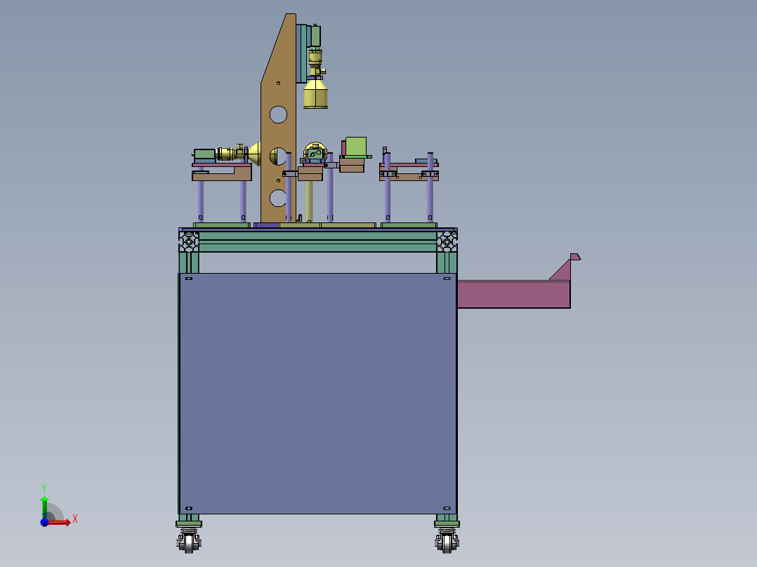 AOI检测机台  sw18前视图