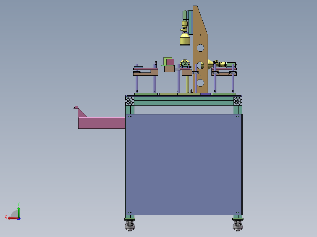 AOI检测机台  sw18后视图