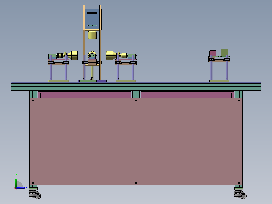 AOI检测机台  sw18左视图