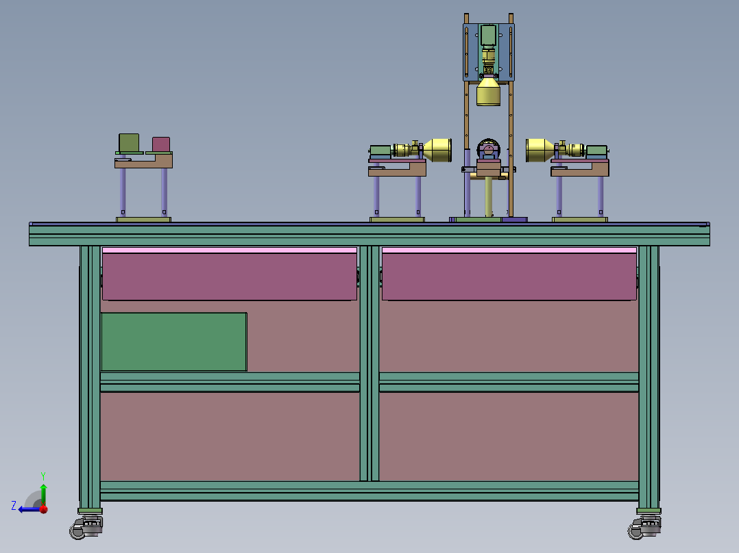 AOI检测机台  sw18右视图