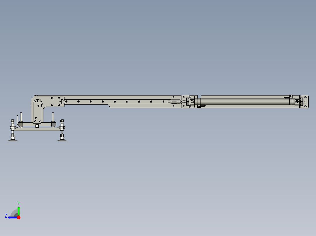 YWP200K4-10-05C-00废品移除组件右视图