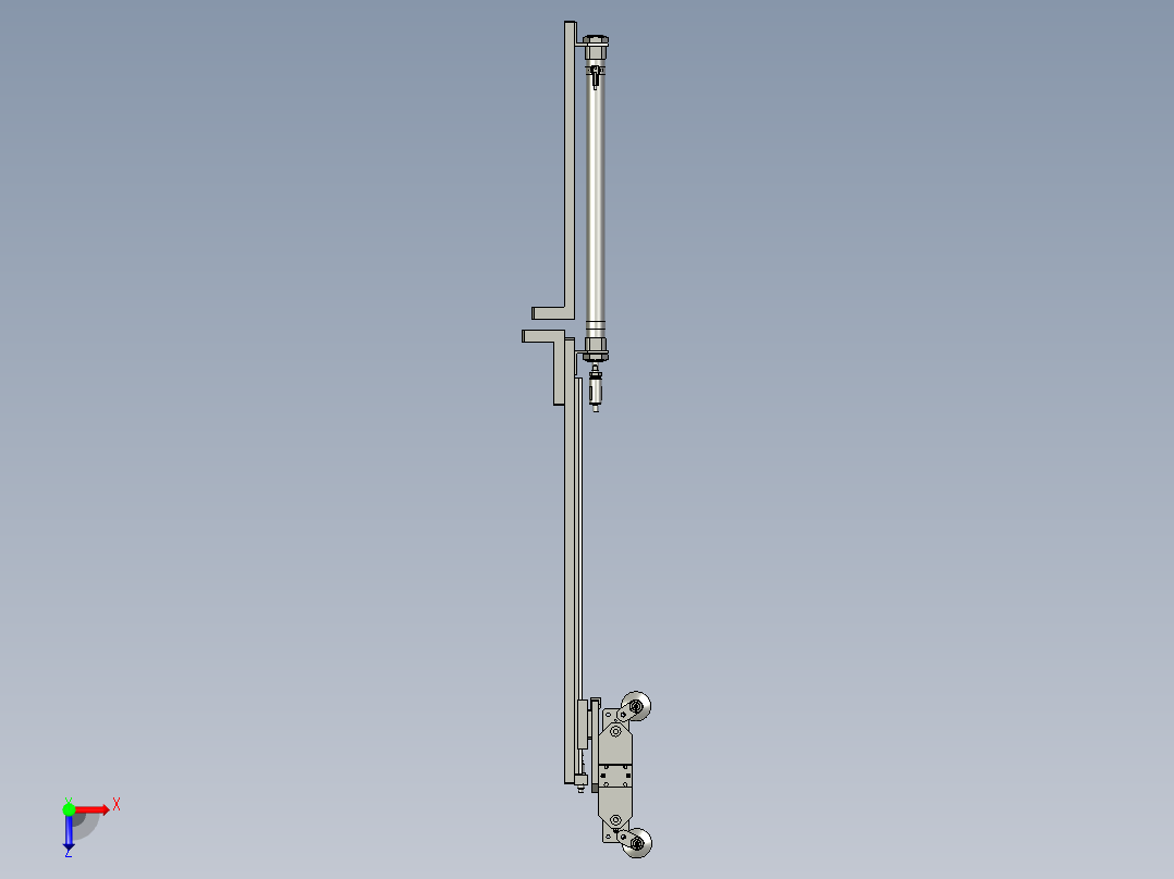 YWP200K4-10-05C-00废品移除组件俯视图